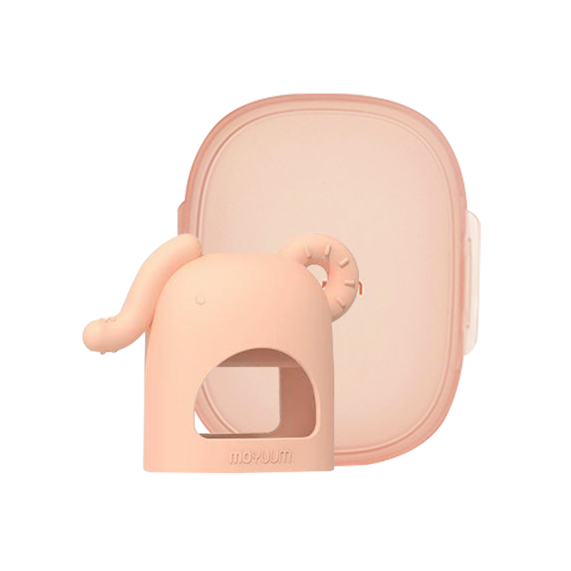 MOYUUM 白金矽膠手套固齒器-小小象