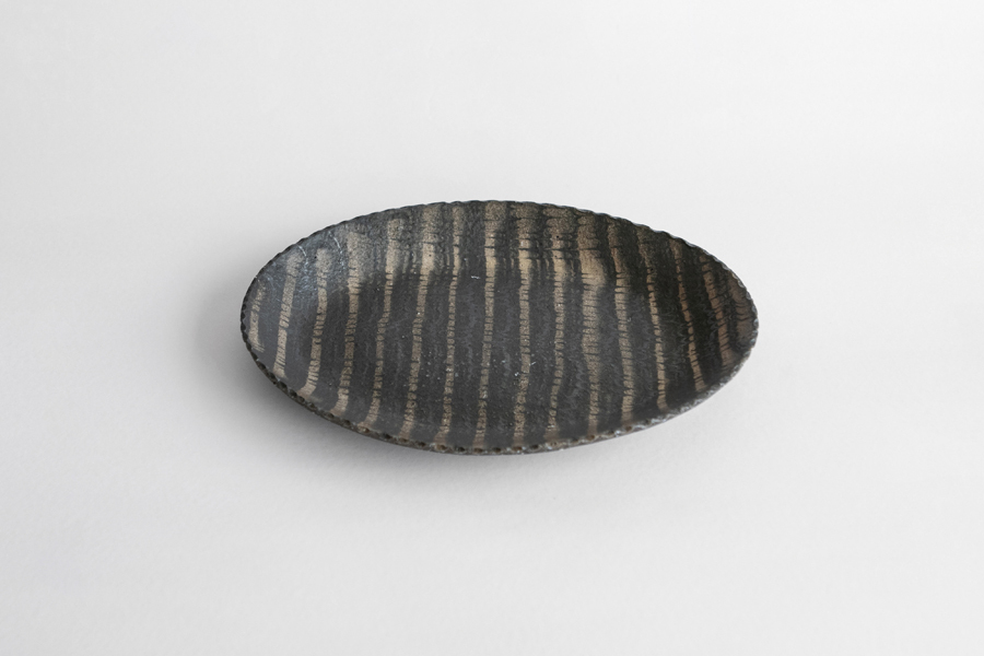 十場天伸-橢圓皿