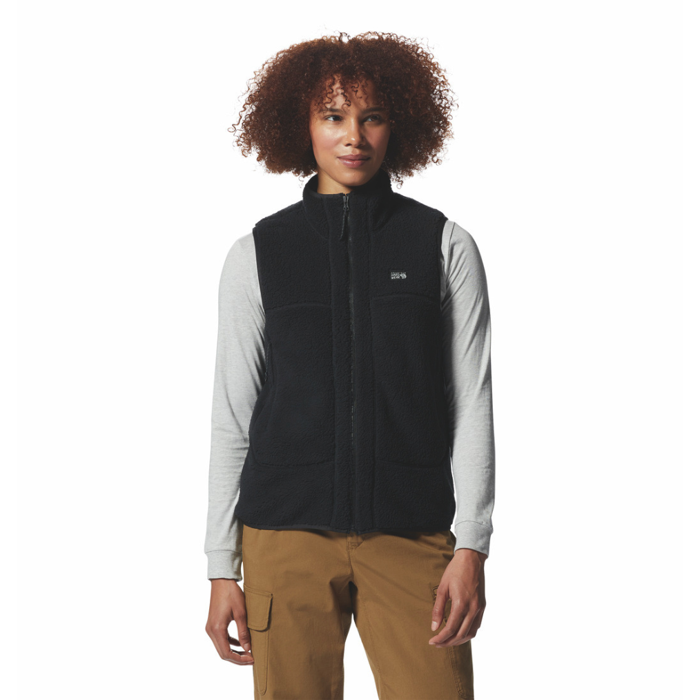 Mountain Hardwear 保暖背心 /  HiCamp™ Fleece Vest 女款 / 黑 (MHW2010031010)