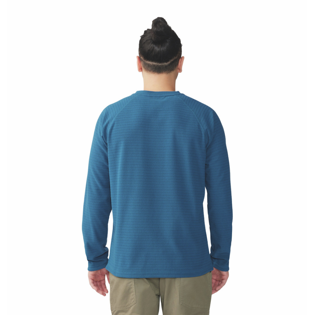 Mountain Hardwear Midlayer Crew / Summit Grid™ Long Sleeve Crew Men / 深裏海藍 (MHW2042511418)