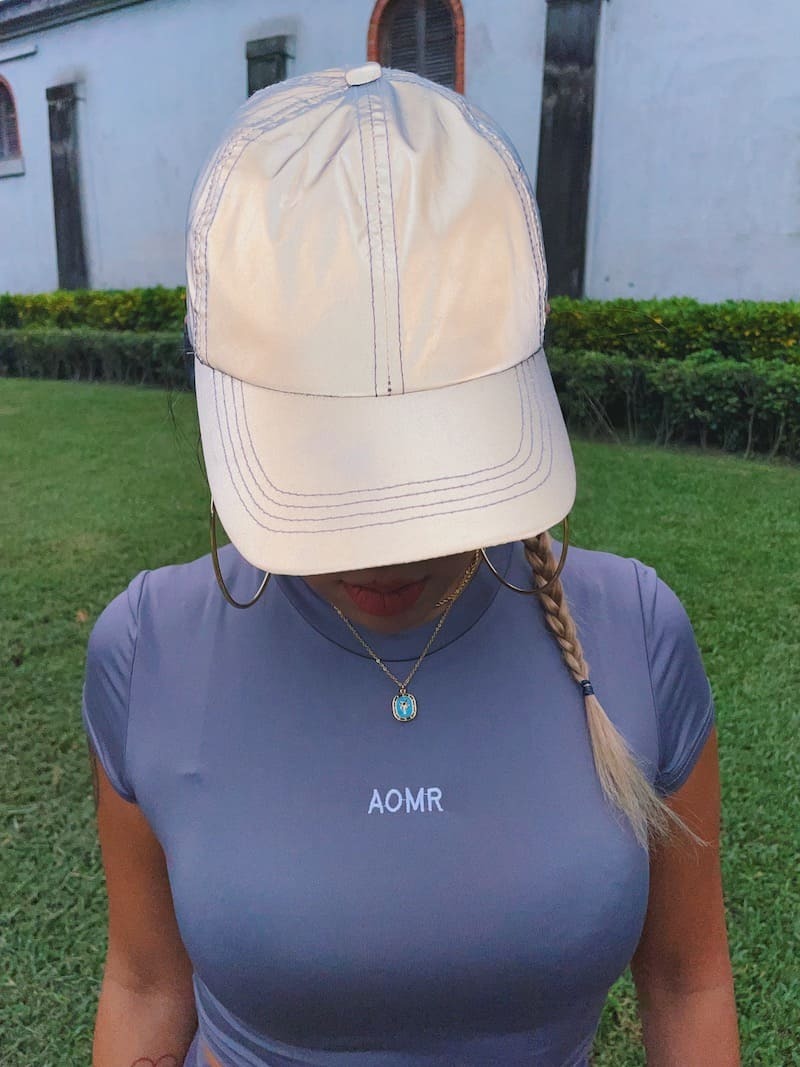 銀灰閃光棒球帽