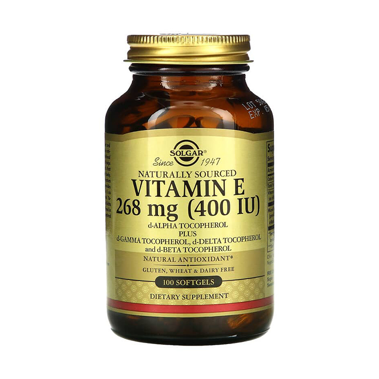 Solgar Naturally Vitamin E 400 IU , 100 Softgels