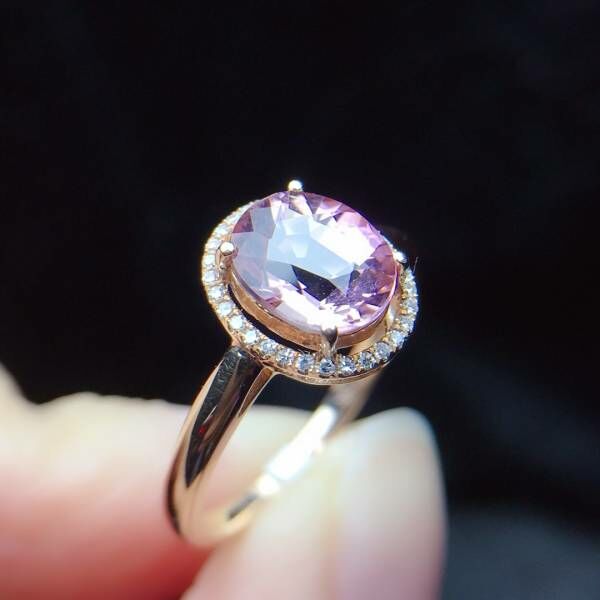 限量特價 18k真金真鑽 碧璽戒指 送證書