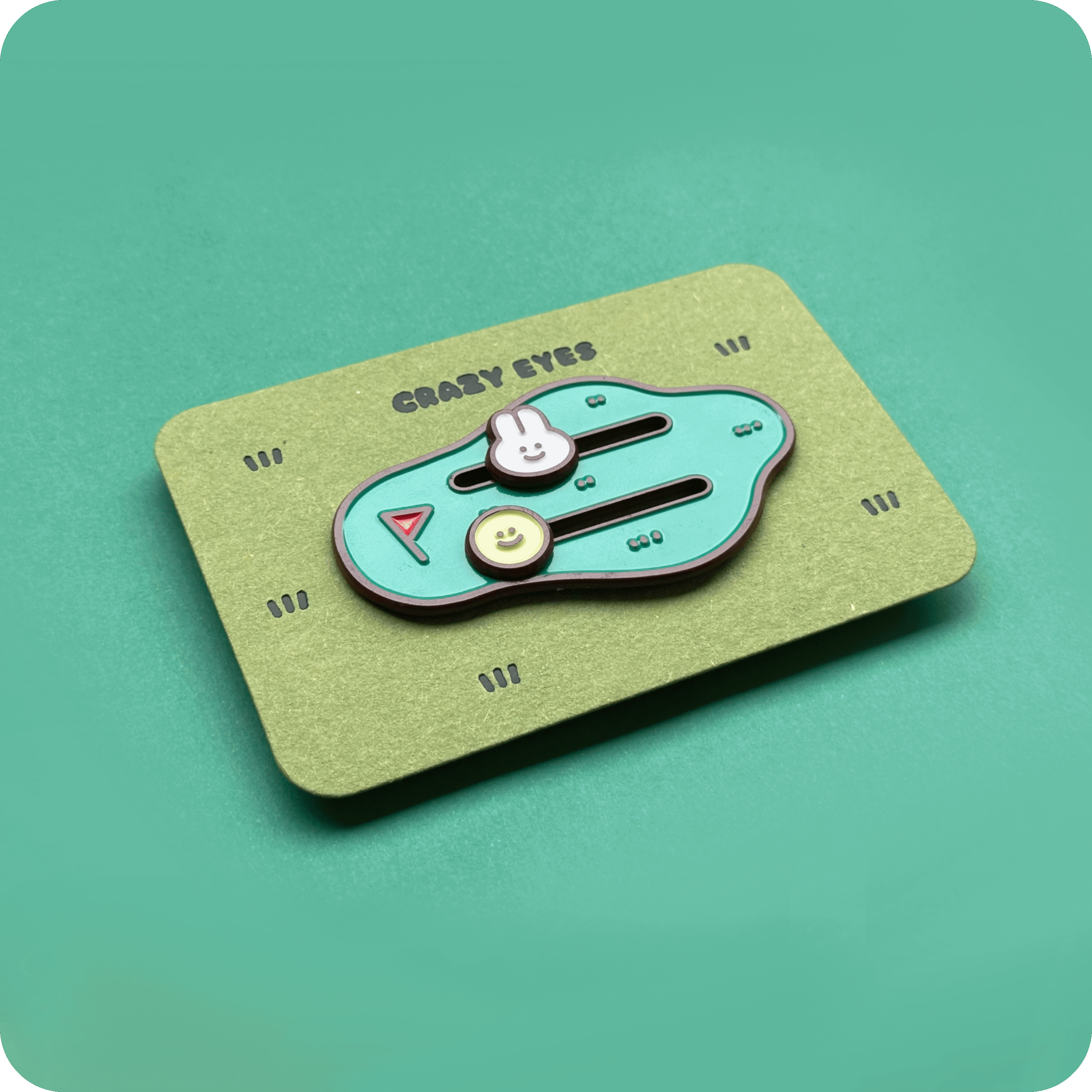 活動式別針-龜兔賽跑