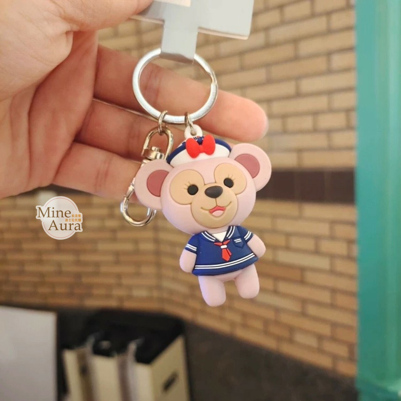 Q版 雪莉玫 ShellieMay 立體造型 鑰匙圈 吊飾 -上海迪士尼樂園