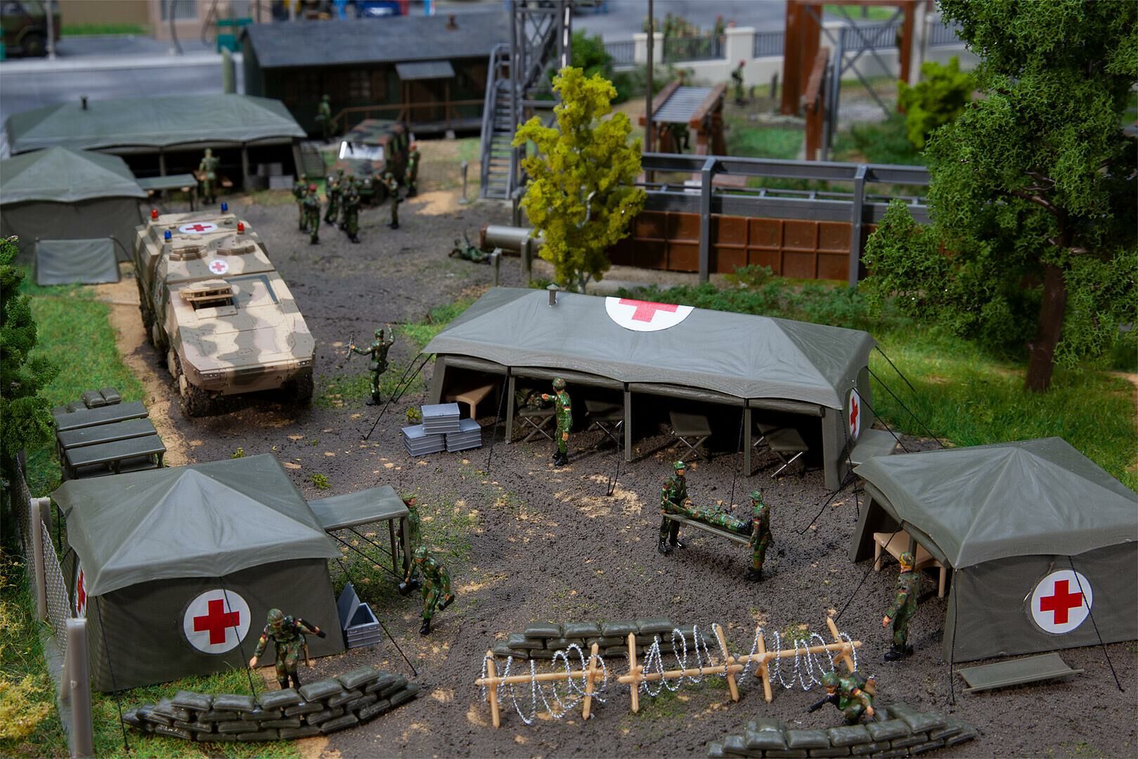 Faller 144109 HO規 Medical tents 醫療帳篷 套件