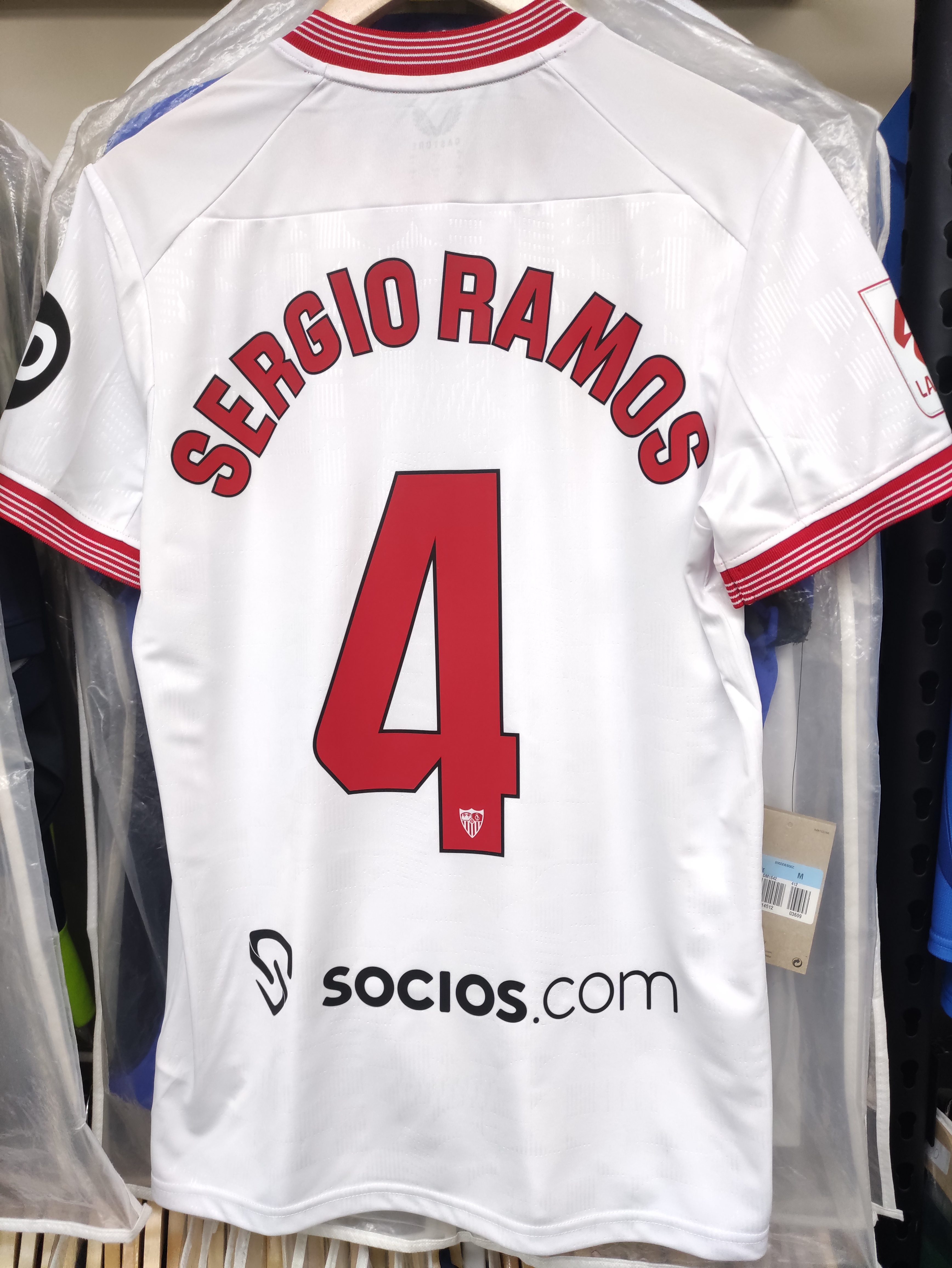 23-24西維爾主場沙治奧拉莫斯球衣