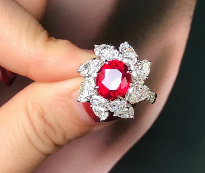 3.01ct 18k紅寶石戒指