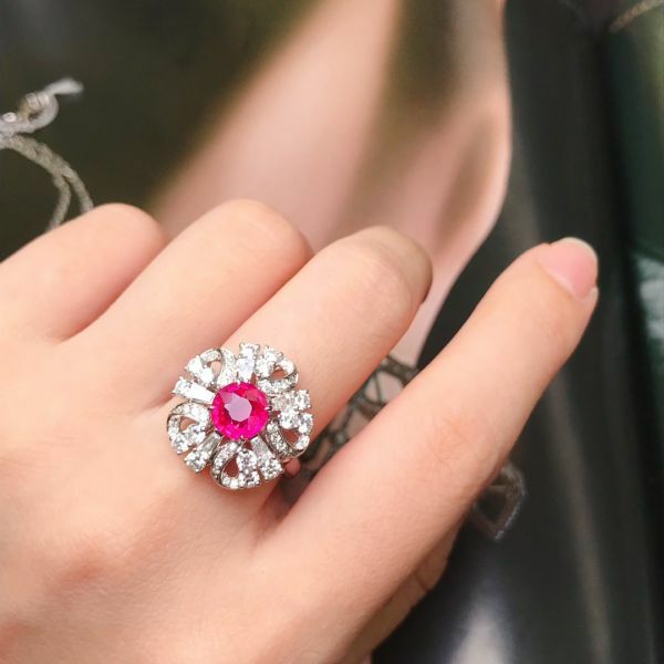 1.55ct 18k紅寶石戒指