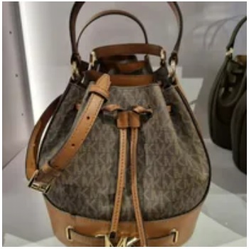 [S] MICHAEL KORS 35S3G6RM8B REED MD BLT BUCKET MSGR,BROWN, 196163779843 (SMK627)