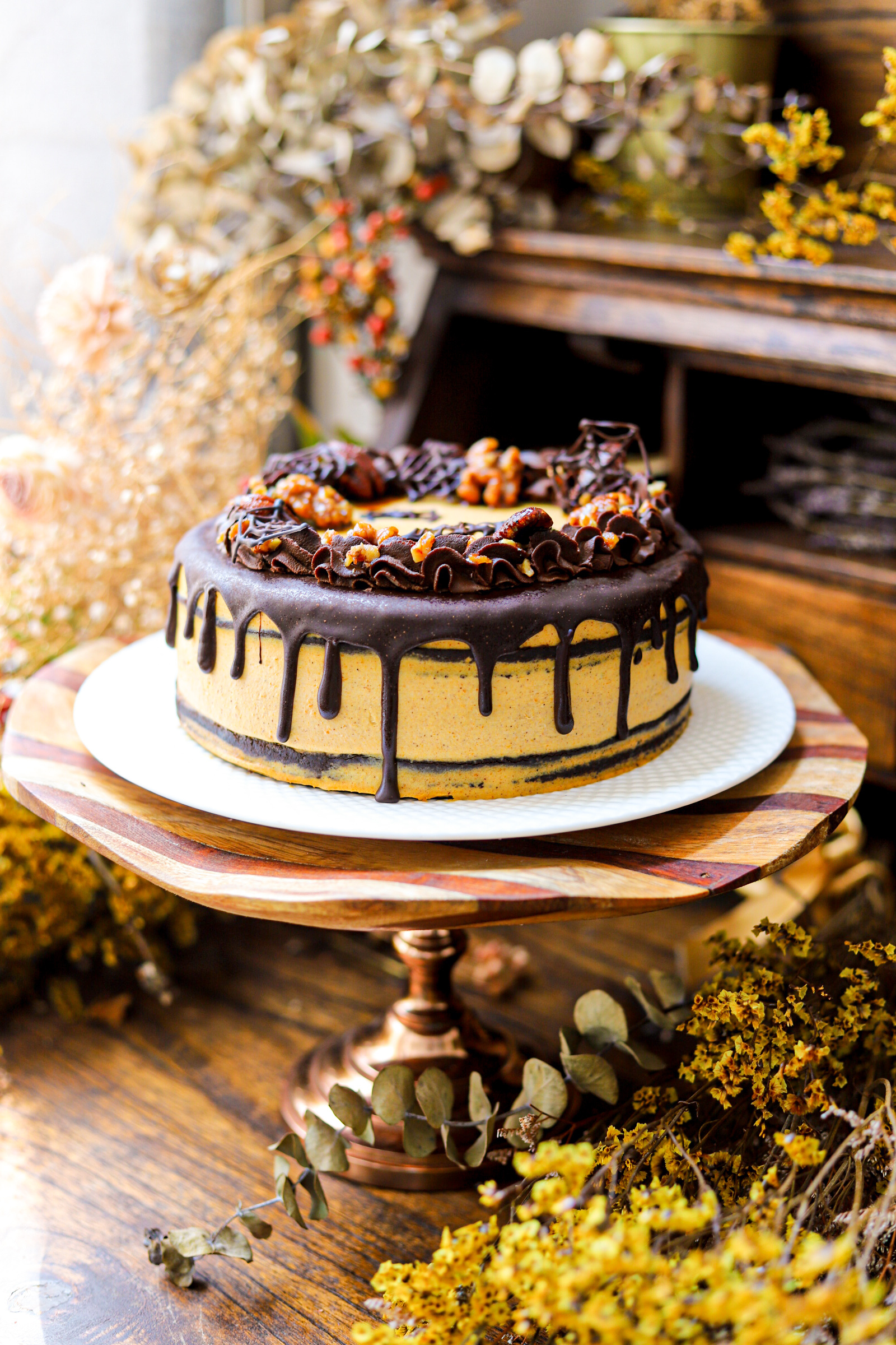 無麵粉南瓜香料可可旦糕