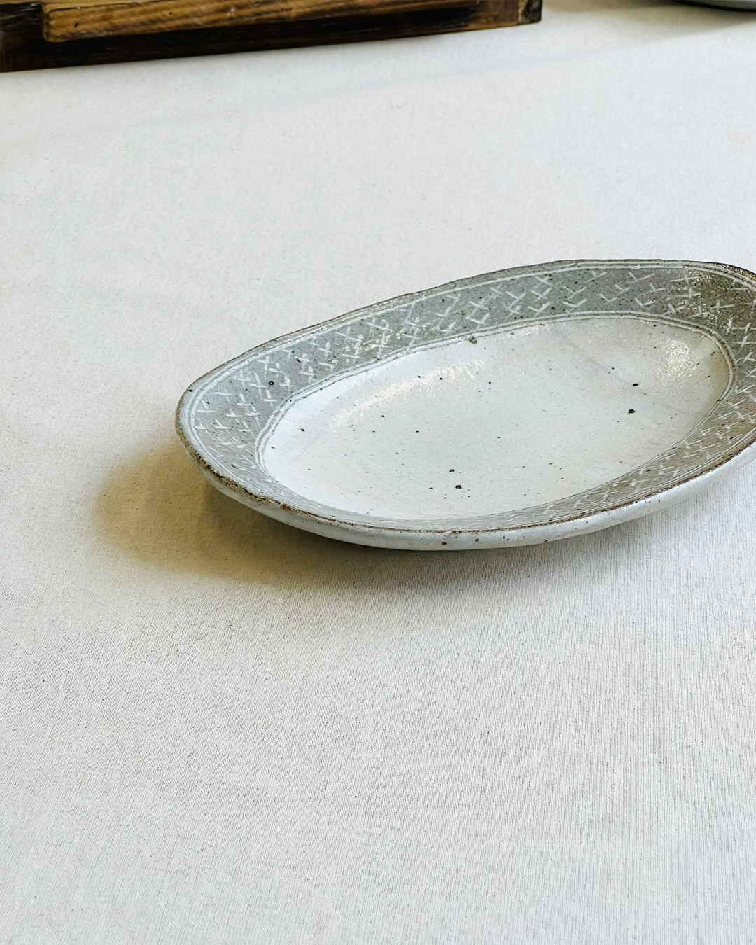 手工陶器 兵山窯 Risti系列 橢圓皿｜UPRODUCTS