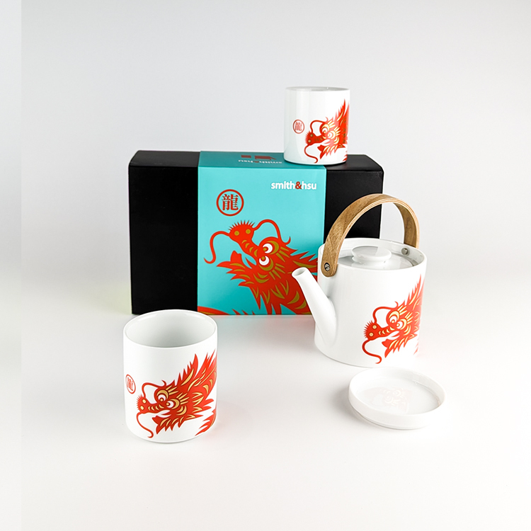 smith&hsu【祥龍獻瑞 壺與杯禮盒】