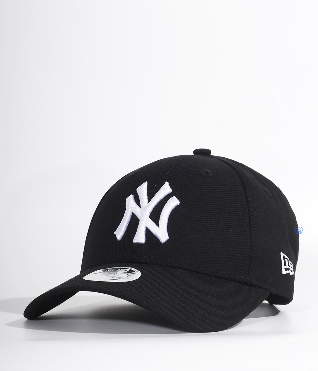 New Era 9Forty Cap NY 黑底 白Logo棒球帽-Women標