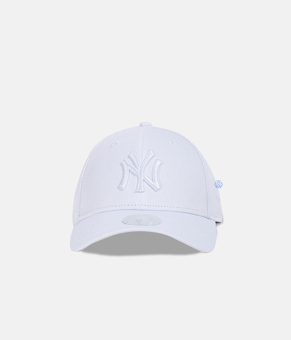 New Era 9Forty Cap NY 白底 白Logo棒球帽-Women標