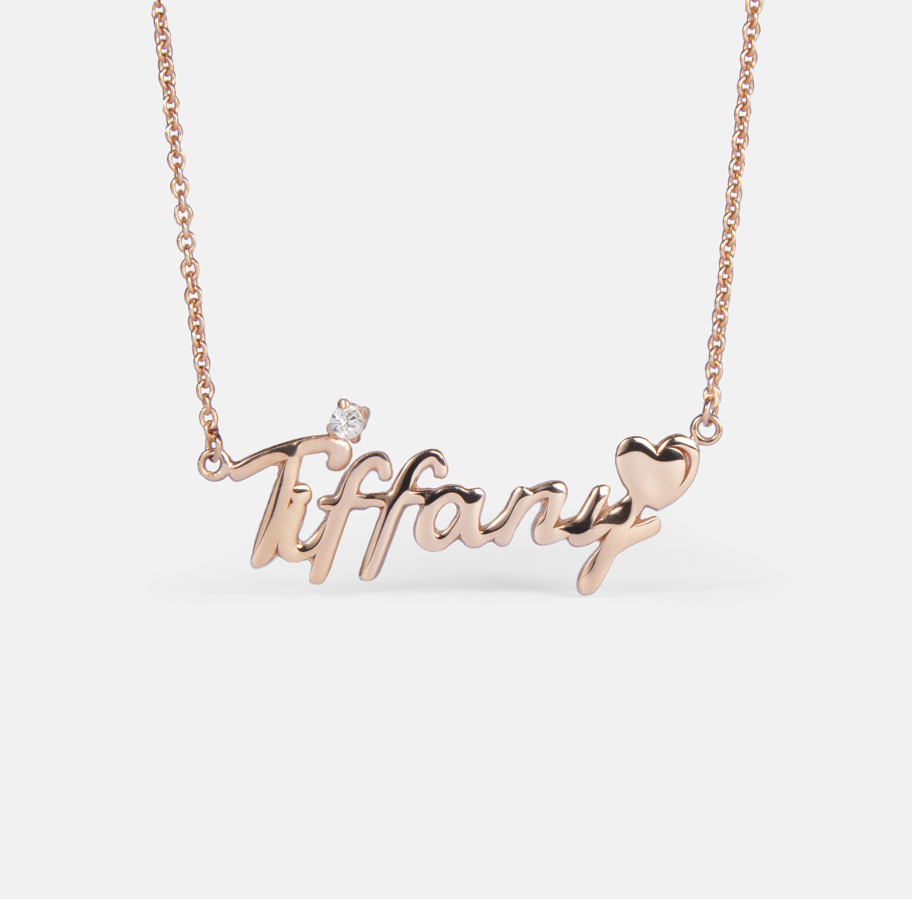 Tiffany's on sale name necklace