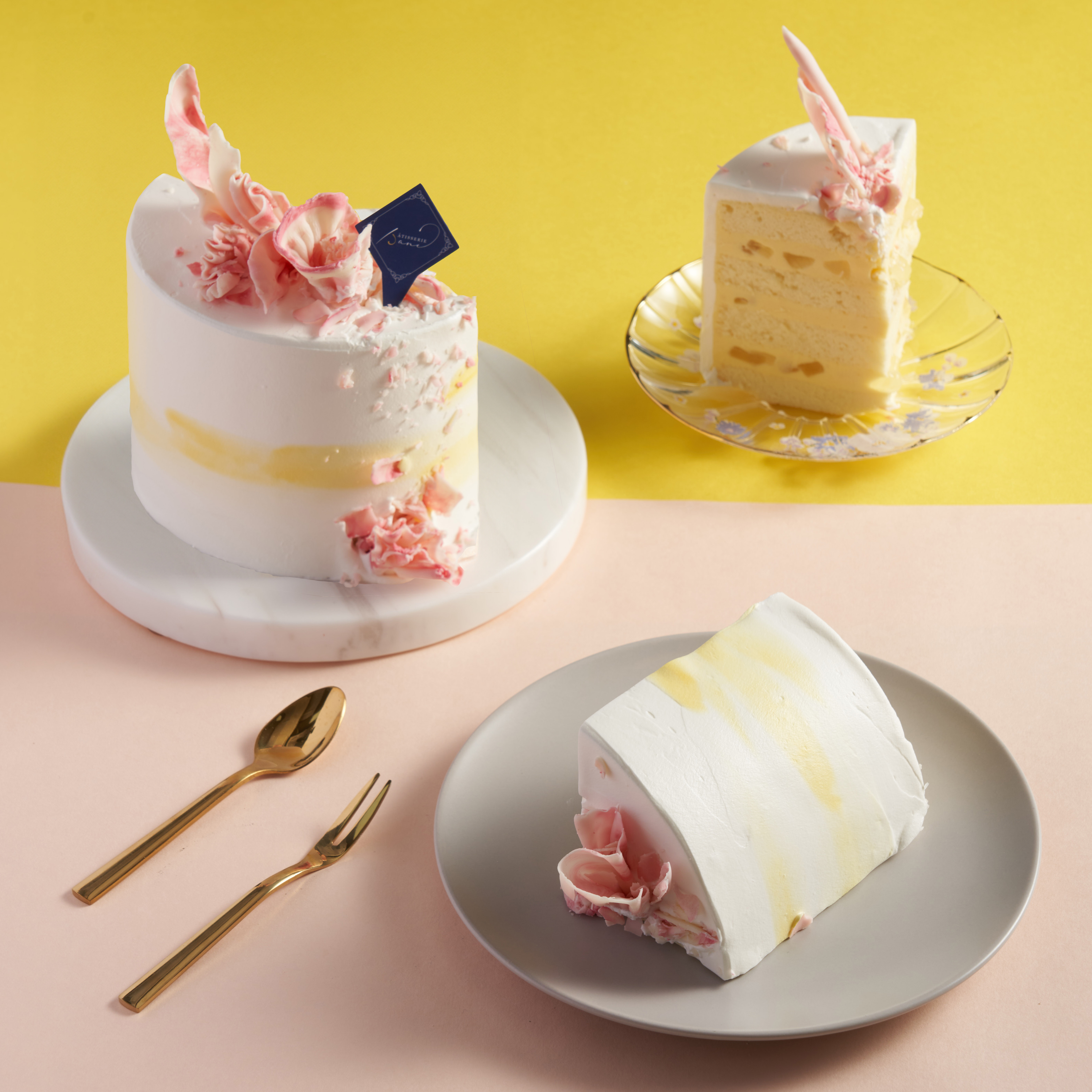 Passion Fruit White Chocolate Cake