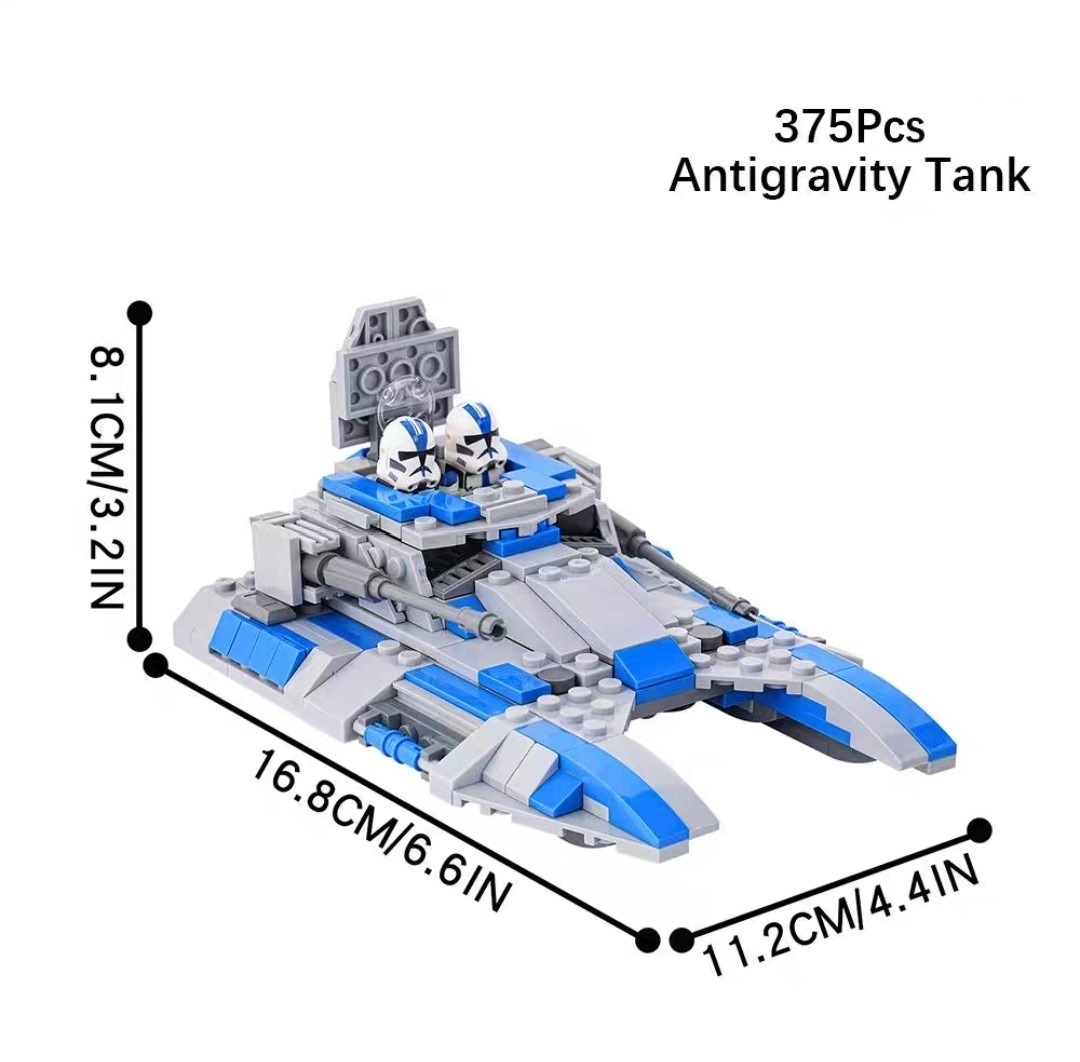 MOC Antigravity Tank Star Wars Buildings Set Fit Lego NO BOX MOC2091A