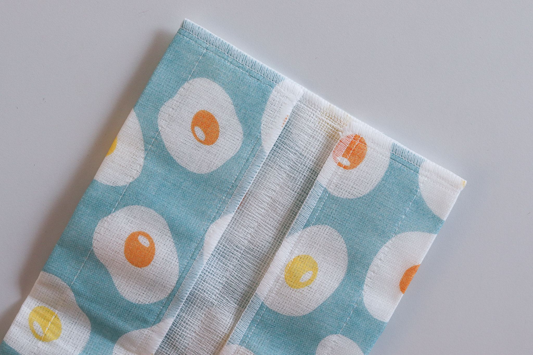 日本 KAYA no Fukin 蚊帳生地 荷包蛋 抹布