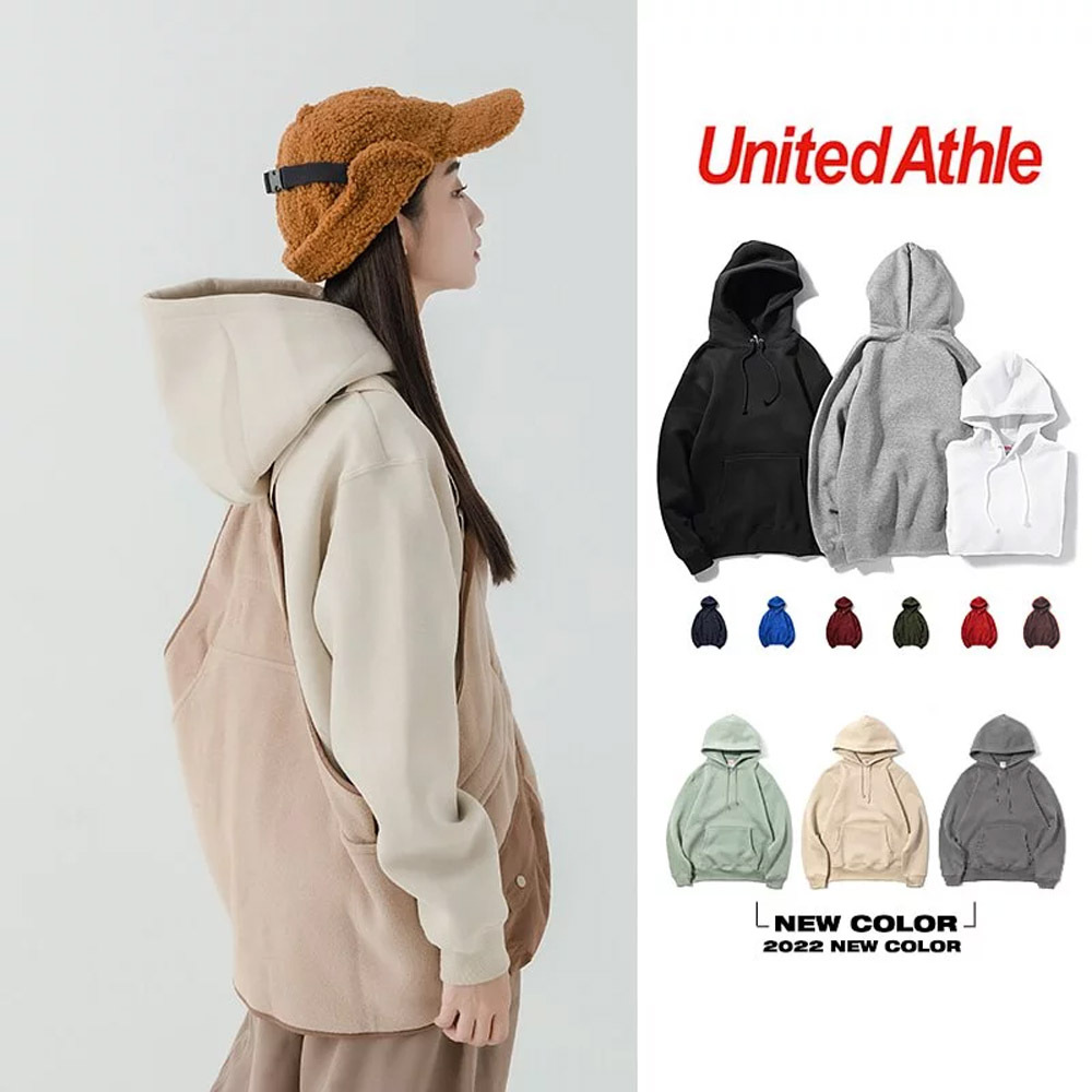 日本授權 United Athle 5618-01 10OZ 鋪棉 連帽T恤