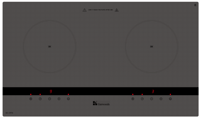Garwoods 英國樂思 EC-2976 3600w 雙頭電磁爐