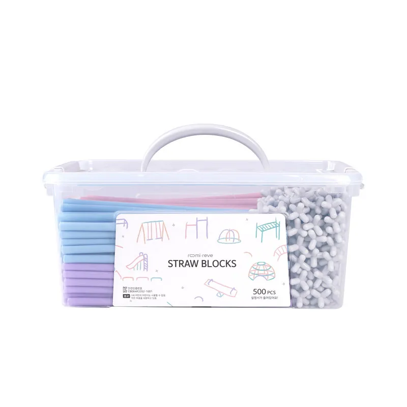 《 韓國 》 Roomireve馬卡龍魔術軟管積木（500入）