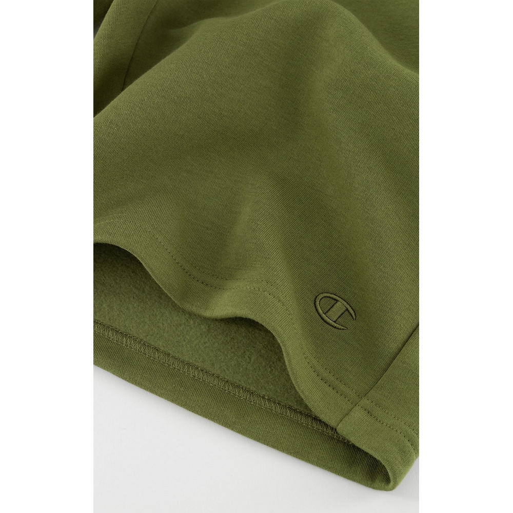 男款-ROCHESTER刺繡棉質短褲-軍綠（219070-GS554）