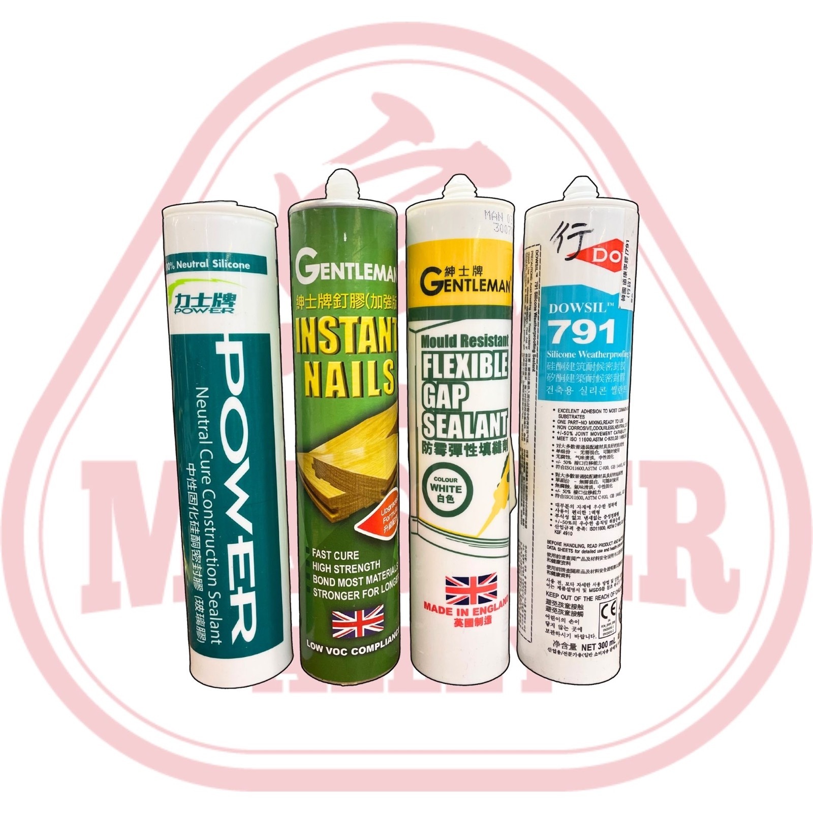 膠 -- 玻璃膠 /釘膠/填縫膠