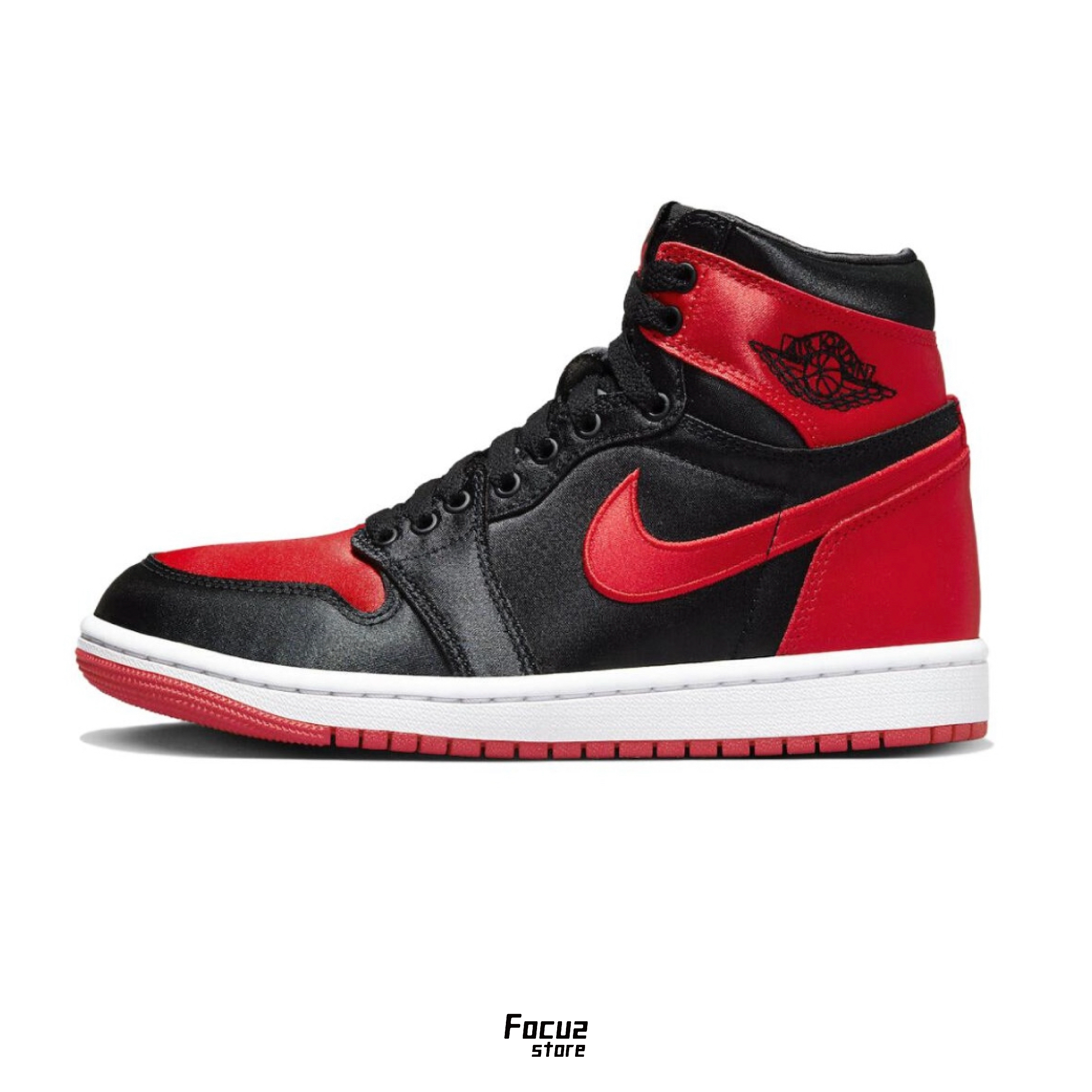 【Focus Store】現貨秒發 Nike Air Jordan 1 High OG "Satin Bred" 黑紅 FD4810-061