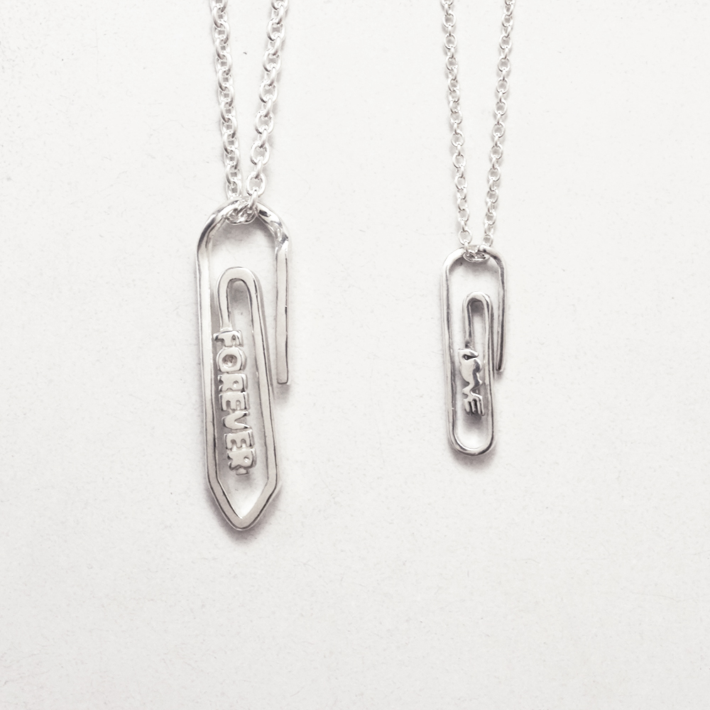 限量絕版設計 專屬註記 情侶對鍊 925純銀項鍊