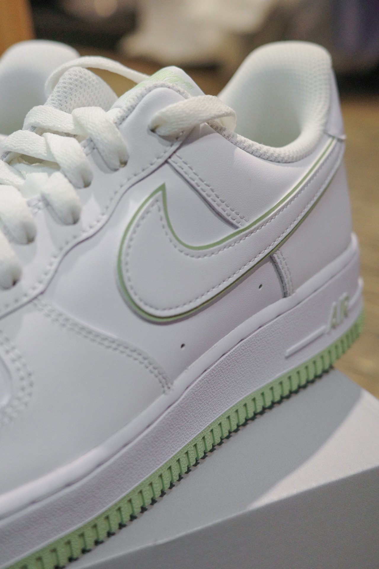 白 30.5cm NIKE Supreme AIR FORCE 1 White-