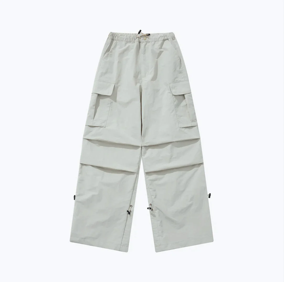 SENSE Wide Cut Parachute Cargo Pants