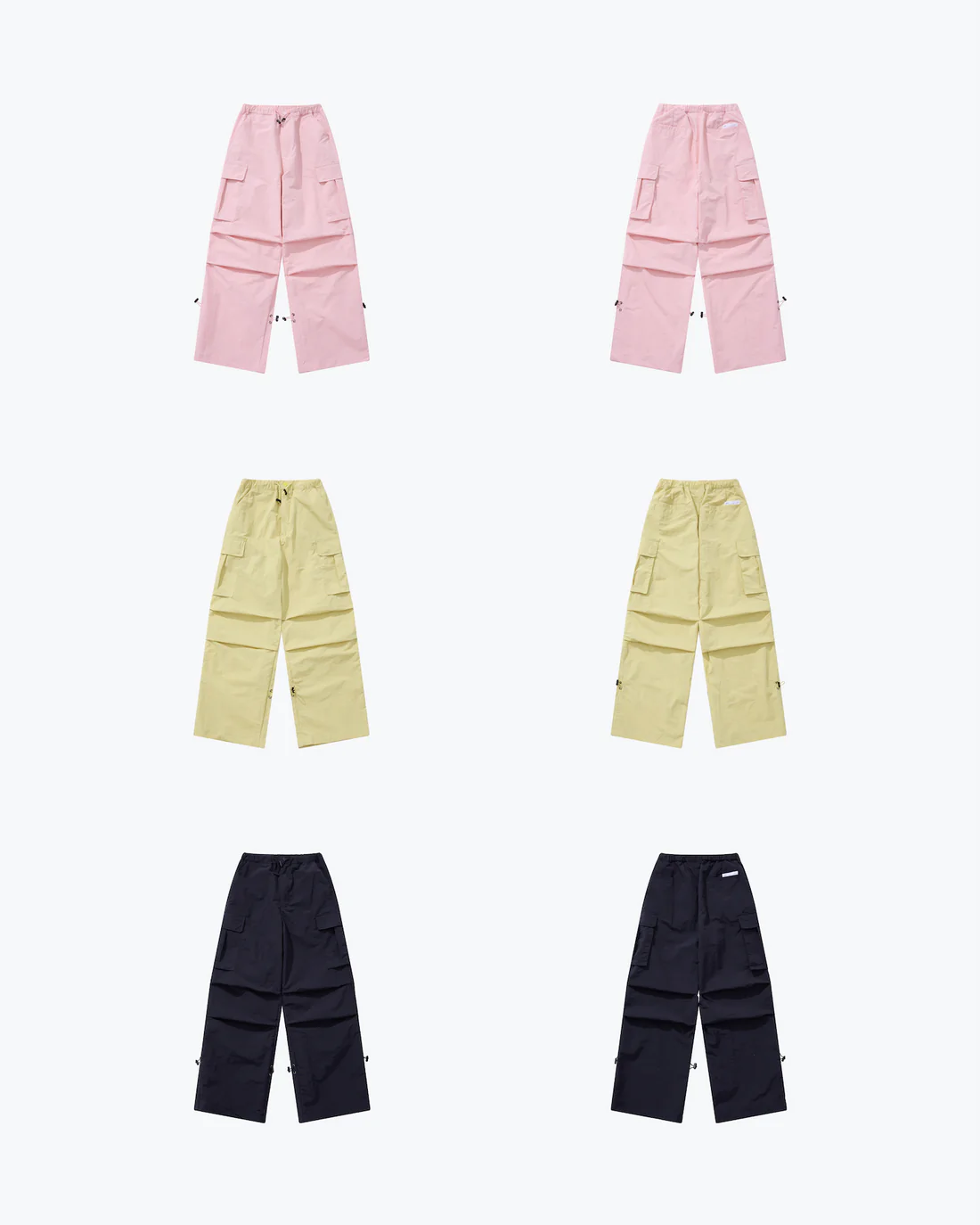 SENSE Wide Cut Parachute Cargo Pants