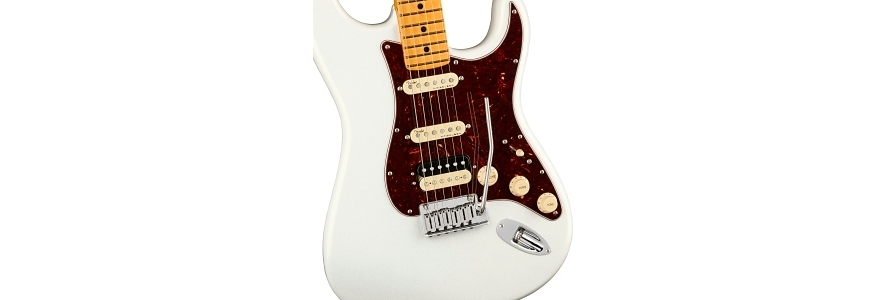 Fender Fender American Ultra Stratocaster HSS Maple Arctic Pearl 美廠 電吉他 珍珠白 第 3 張圖片｜三峽吉他 / Bass
