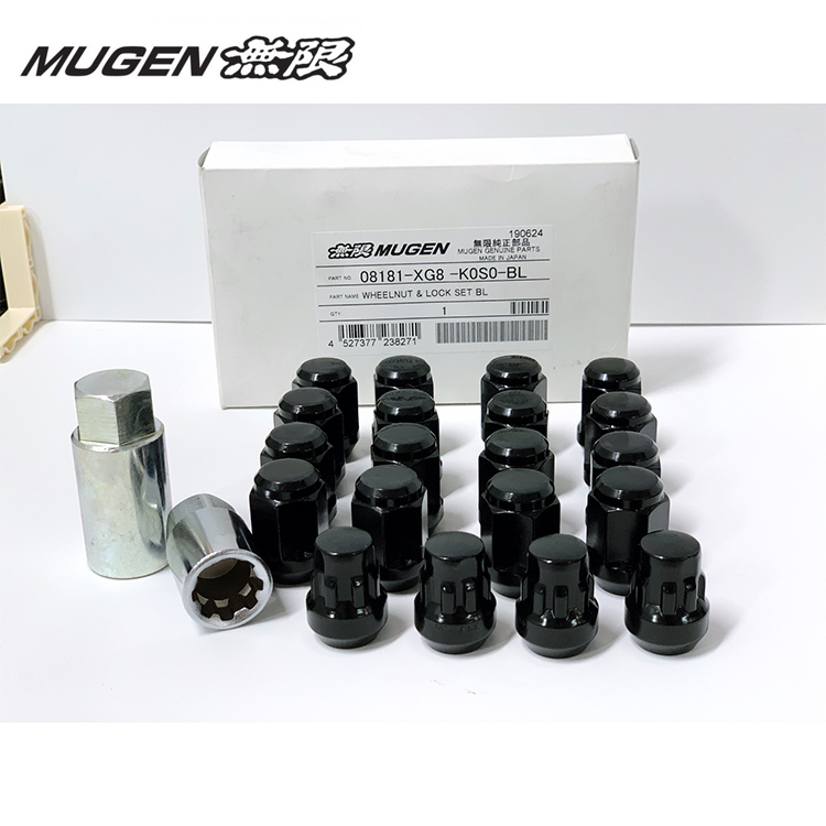 MUGEN Wheel Nut & Lock Set 08181-XG8-K0S0-BL