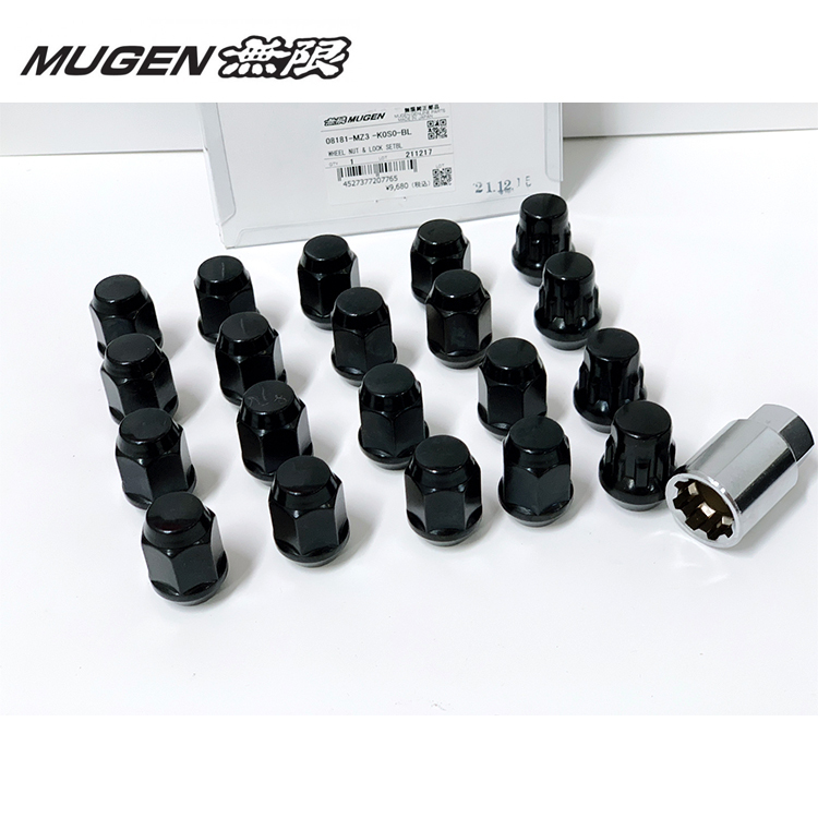 MUGEN Wheel Nut & Lock Set 08181-MZ3-K0S0-BL