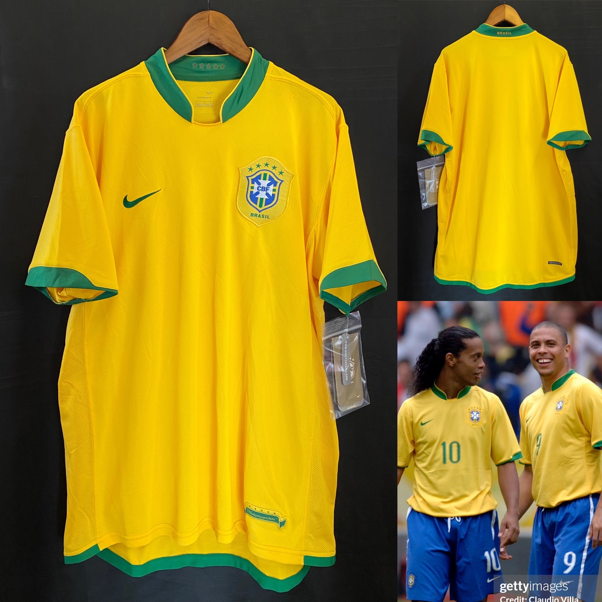 (全新有牌) 巴西 2006 世界盃 Nike 主場球衣