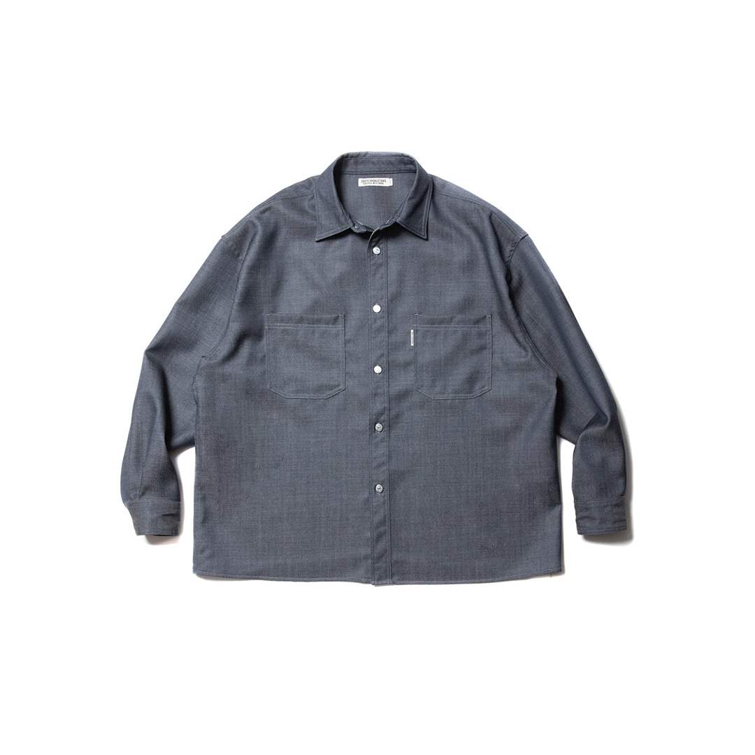 【COOTIE】WOOL WORK L/S SHIRT COOTIE PRODUCTIONS 23F/W WOOL WORK L/S SHIRT