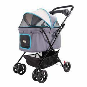 Ibiyaya | 小資國民寵物推車 (灰藍色)