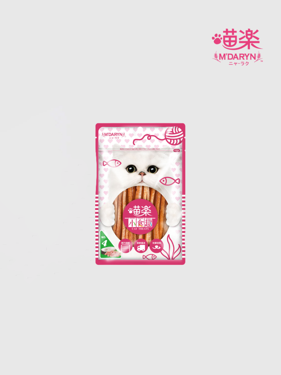 【喵樂】小食趣系列 鱈香雞肉條 #4｜貓咪零食