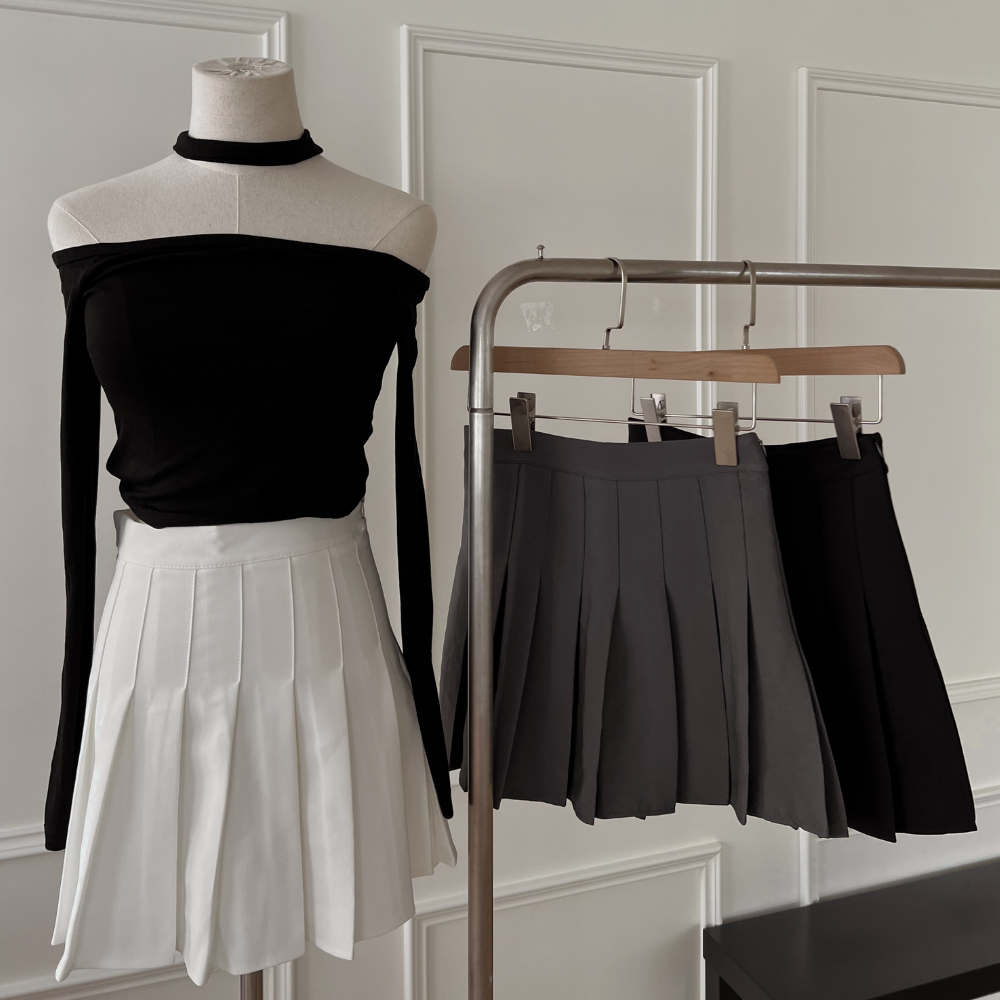 【經典學院風】A字百褶裙-3色 百褶裙子 (現貨)