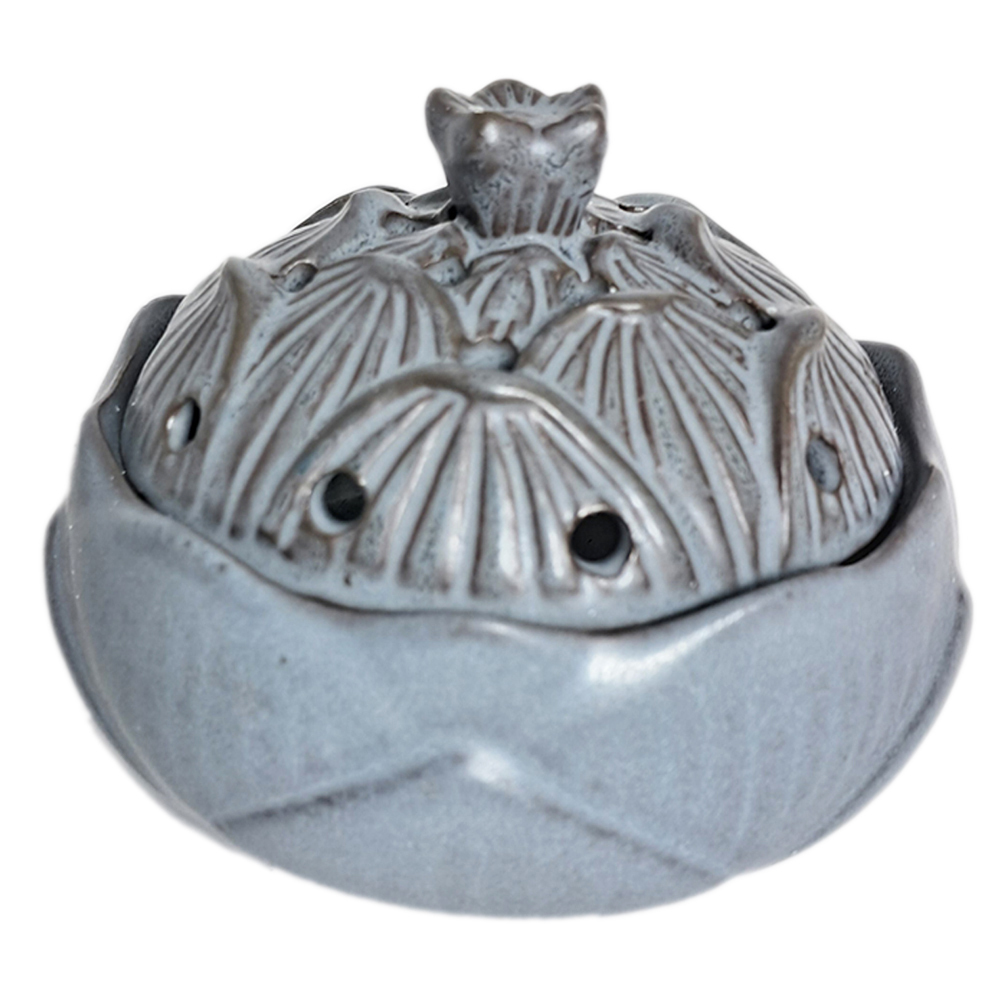 蓮花{陶瓷}淨香爐【十方】152481