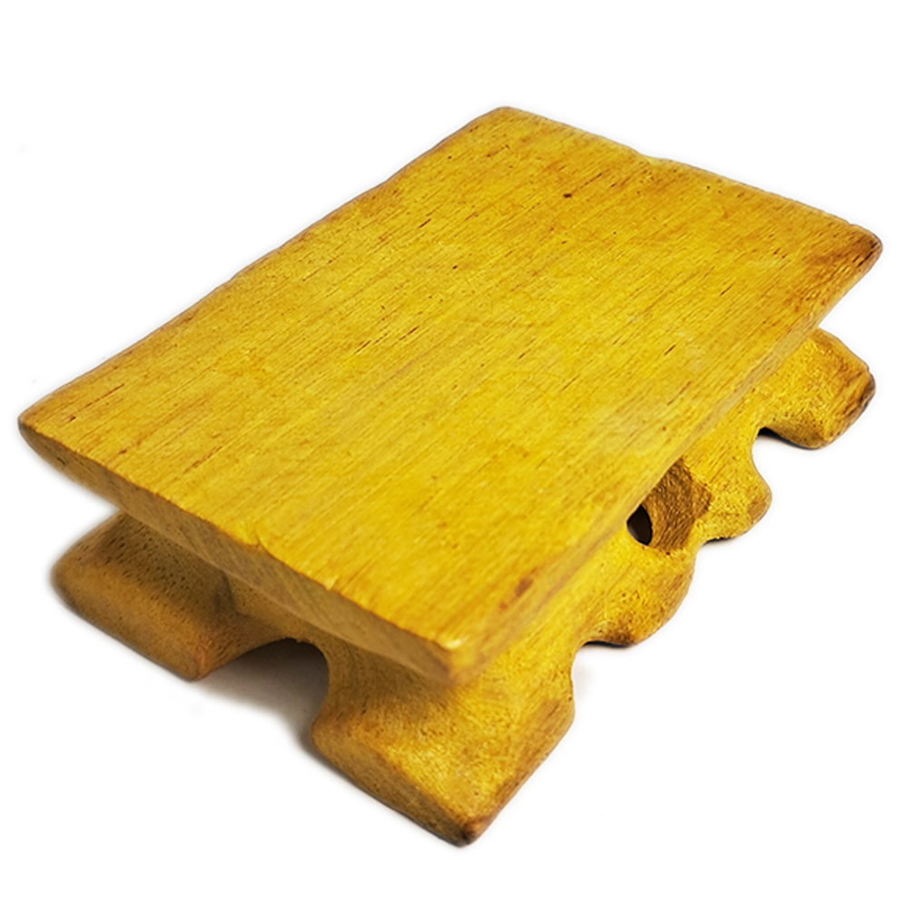 原木座{黃色} 7公分【十方】152619