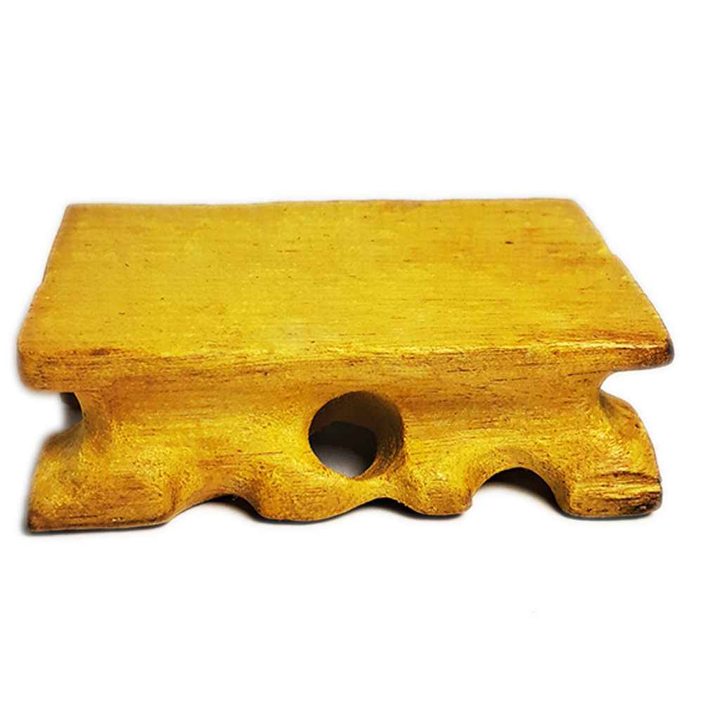 原木座{黃色} 7公分【十方】152619