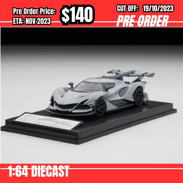 PO-$140 * SmallcarART * 1:64 Intensa Emozione IE Grey [OD18/10] 