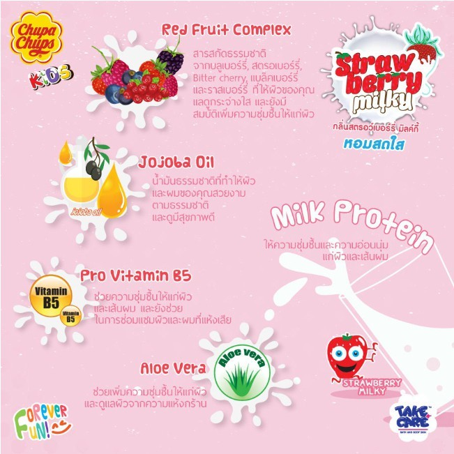 泰國 Chupa Chups 2合1 有機洗澡+洗髮乳 250ml 3款