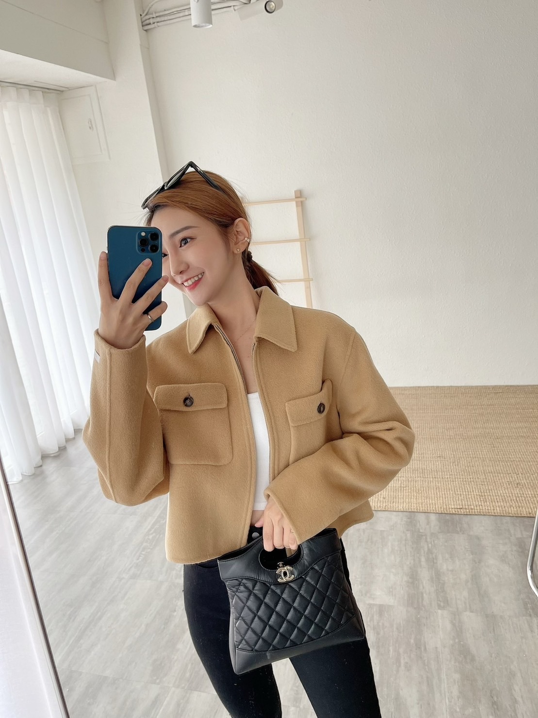 🍁10.18直播新品］💥此生必收ㄉ羊毛大衣］🇰🇷正韓超質感手工90%羊毛大衣外套（卡其駝/兩色）