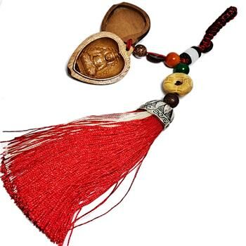 不動明王{檀香木}肖雞守護神掛飾【十方】152184