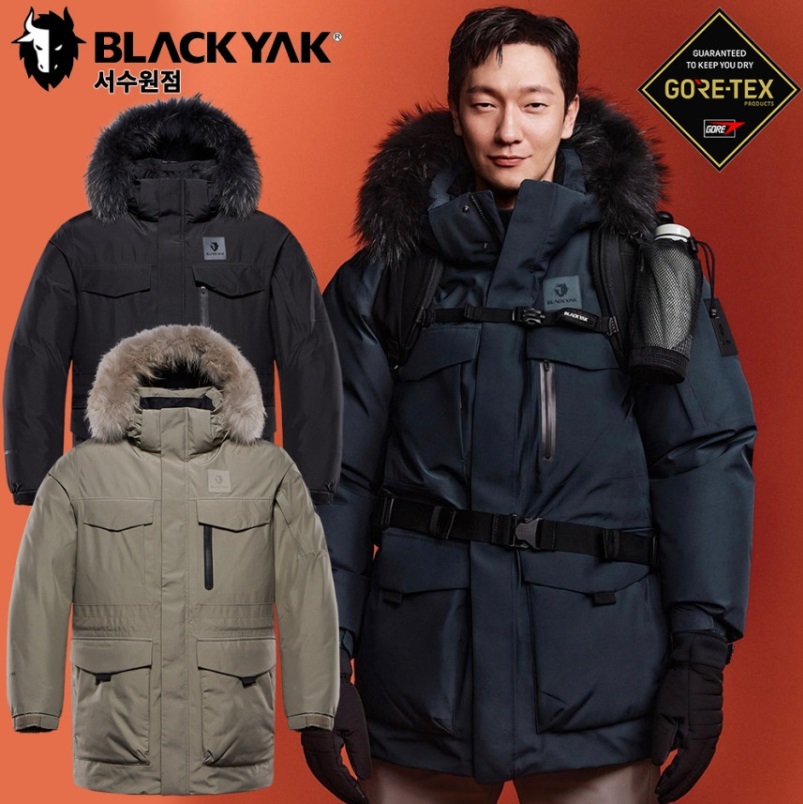 Black Yak Goretex Goose Down 男裝中身羽絨