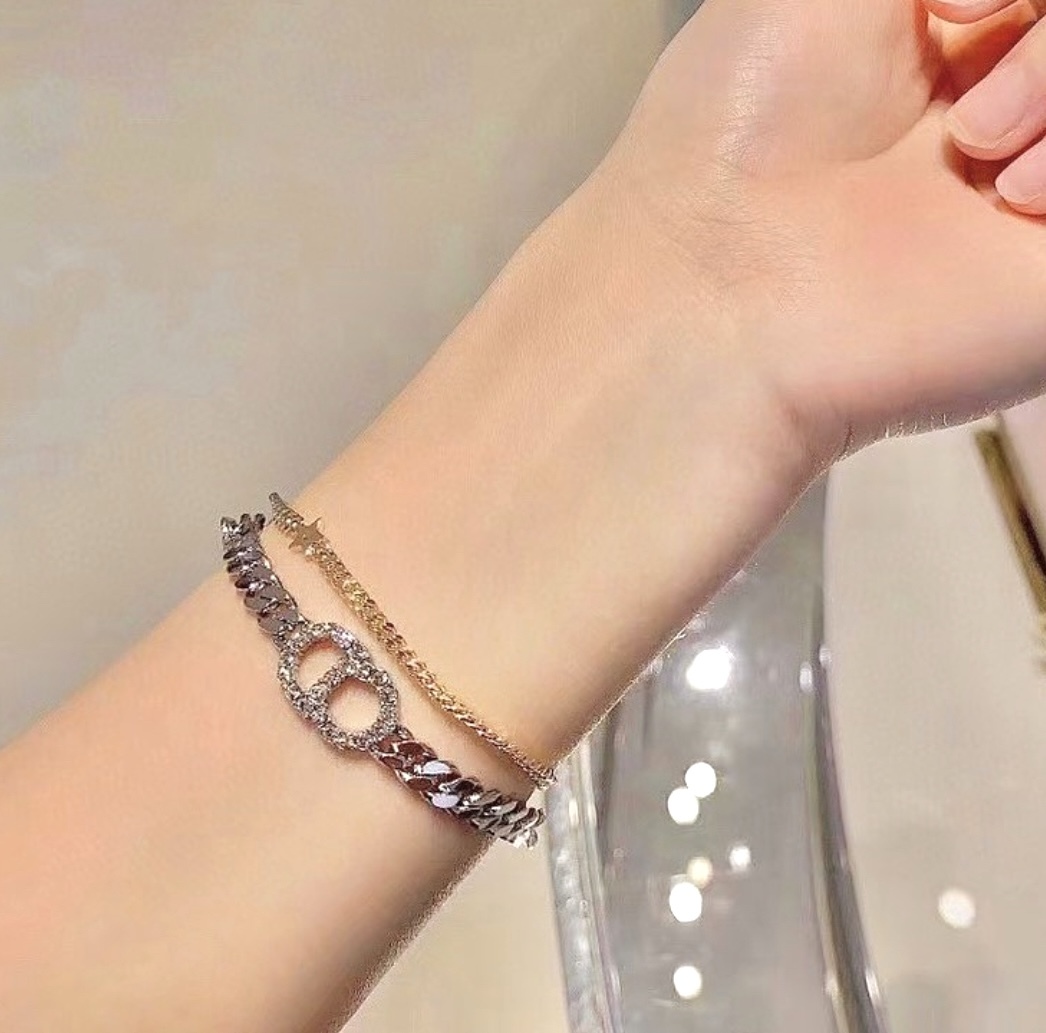 CD夢幻星空 金銀雙色雙層翻玩手鍊